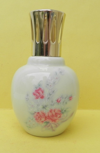 Lampe berger ronde fleurie - lampe, ,